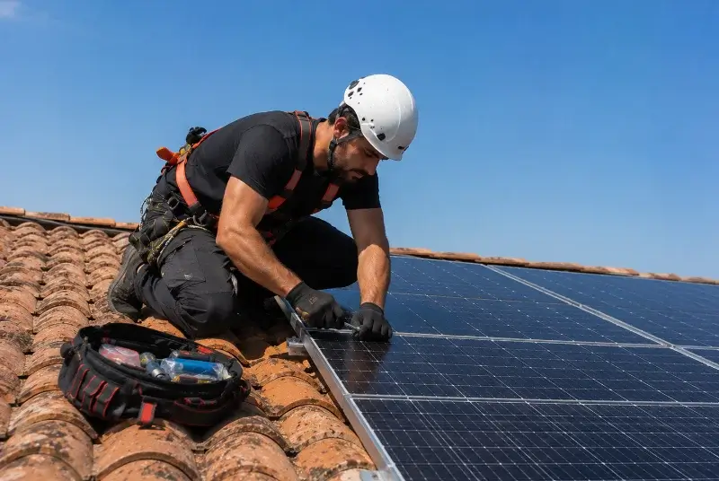 Maintenance et monitoring de panneaux solaires à Louvigné-du-Désert