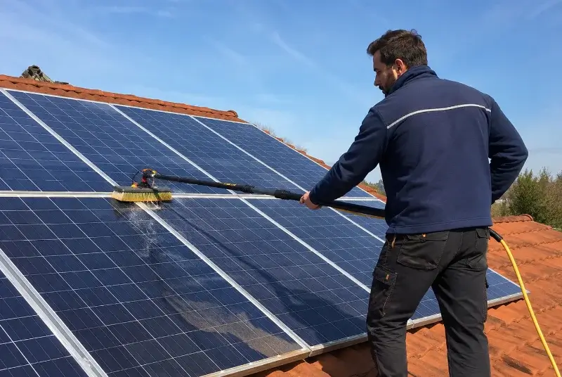 Nettoyage et entretien de panneaux solaires à Louvigné-du-Désert